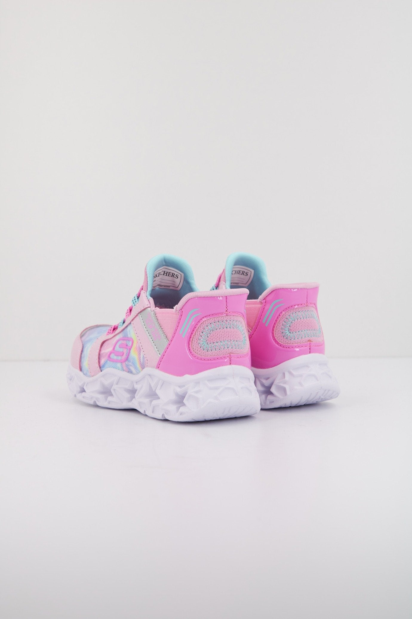 SKECHERS SLIP-INS GALAXY LIGHTS en color ROSA  (3)