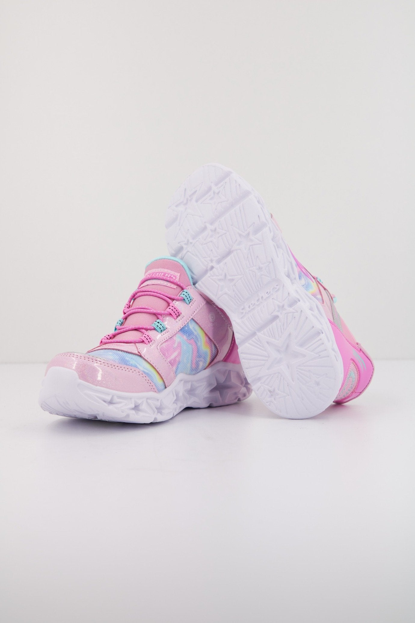 SKECHERS SLIP-INS GALAXY LIGHTS en color ROSA  (4)