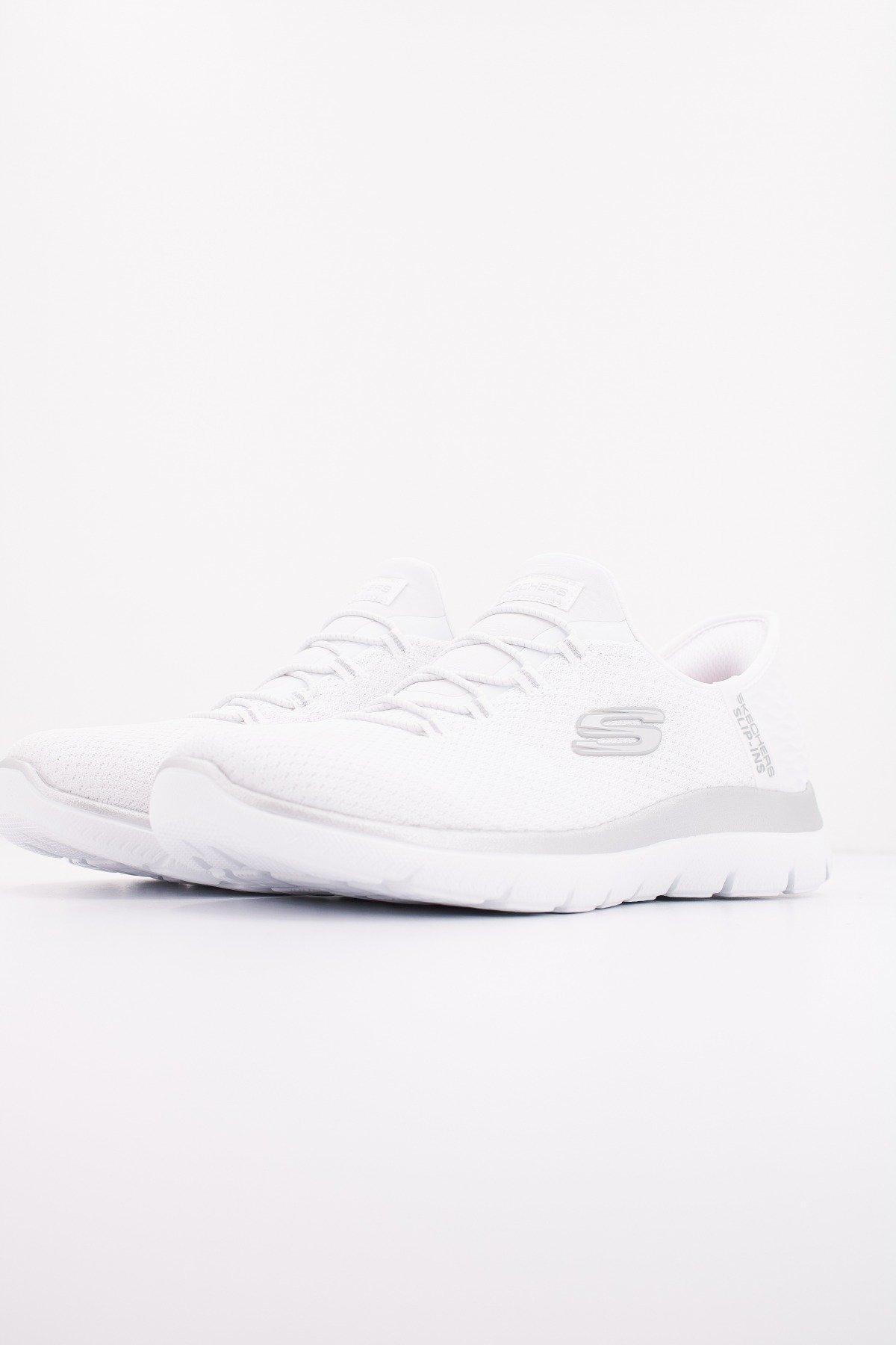 SKECHERS SLIP-INS  SUMMITS - DIAMOND DREAM en color BLANCO  (2)