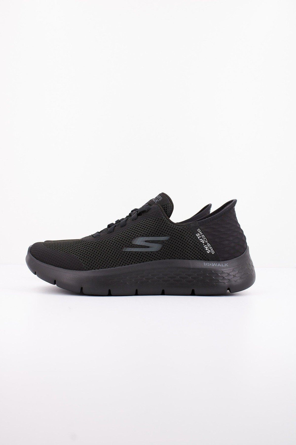 SKECHERS S GO WALK FLEX HANDS UP en color NEGRO  (1)