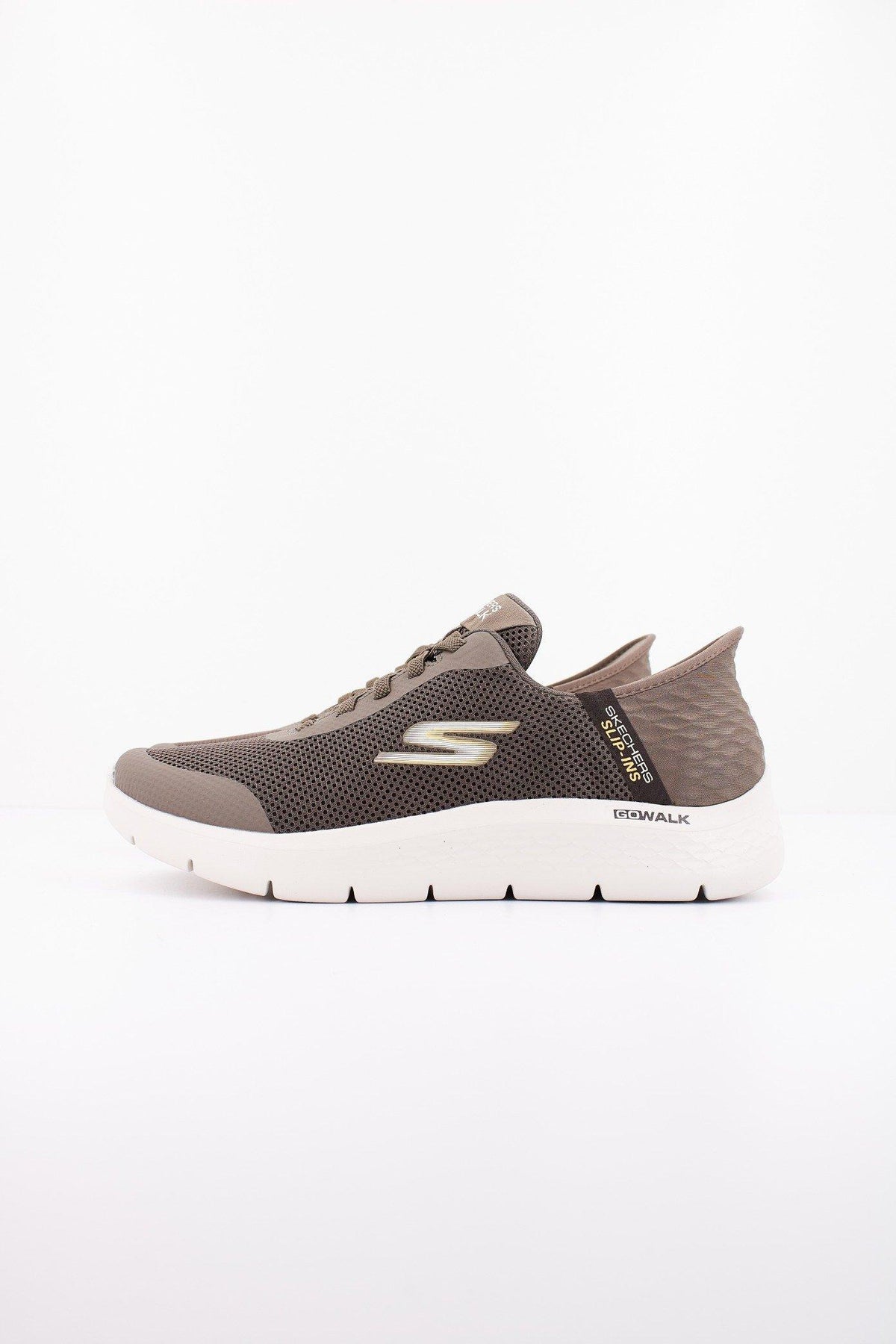 SKECHERS S GO WALK FLEX HANDS UP en color MARRON  (1)