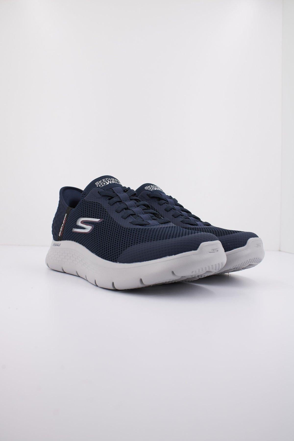 SKECHERS SLIP INS: GO WALK  en color AZUL  (2)