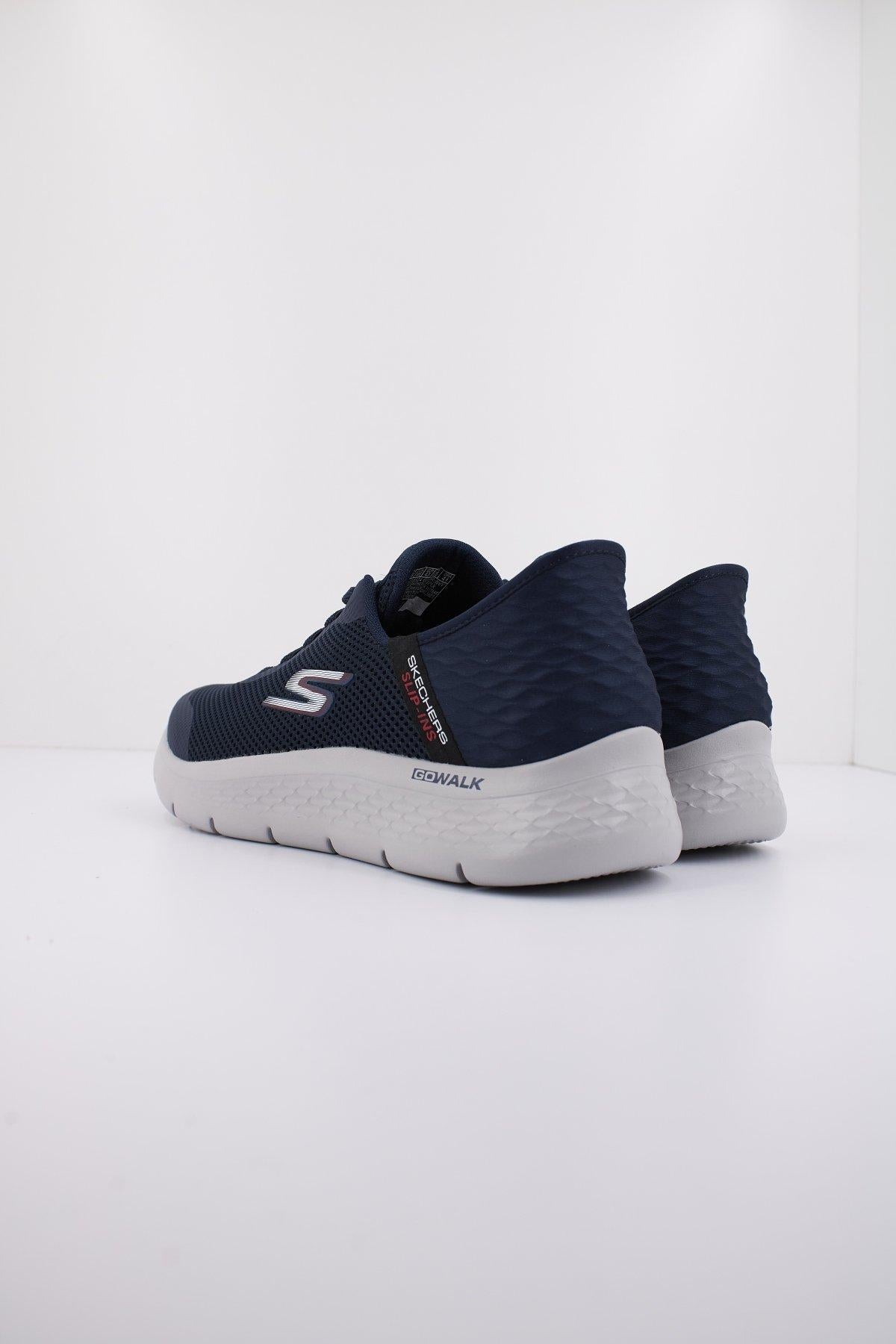SKECHERS S GO WALK FLEX HANDS UP en color AZUL  (3)