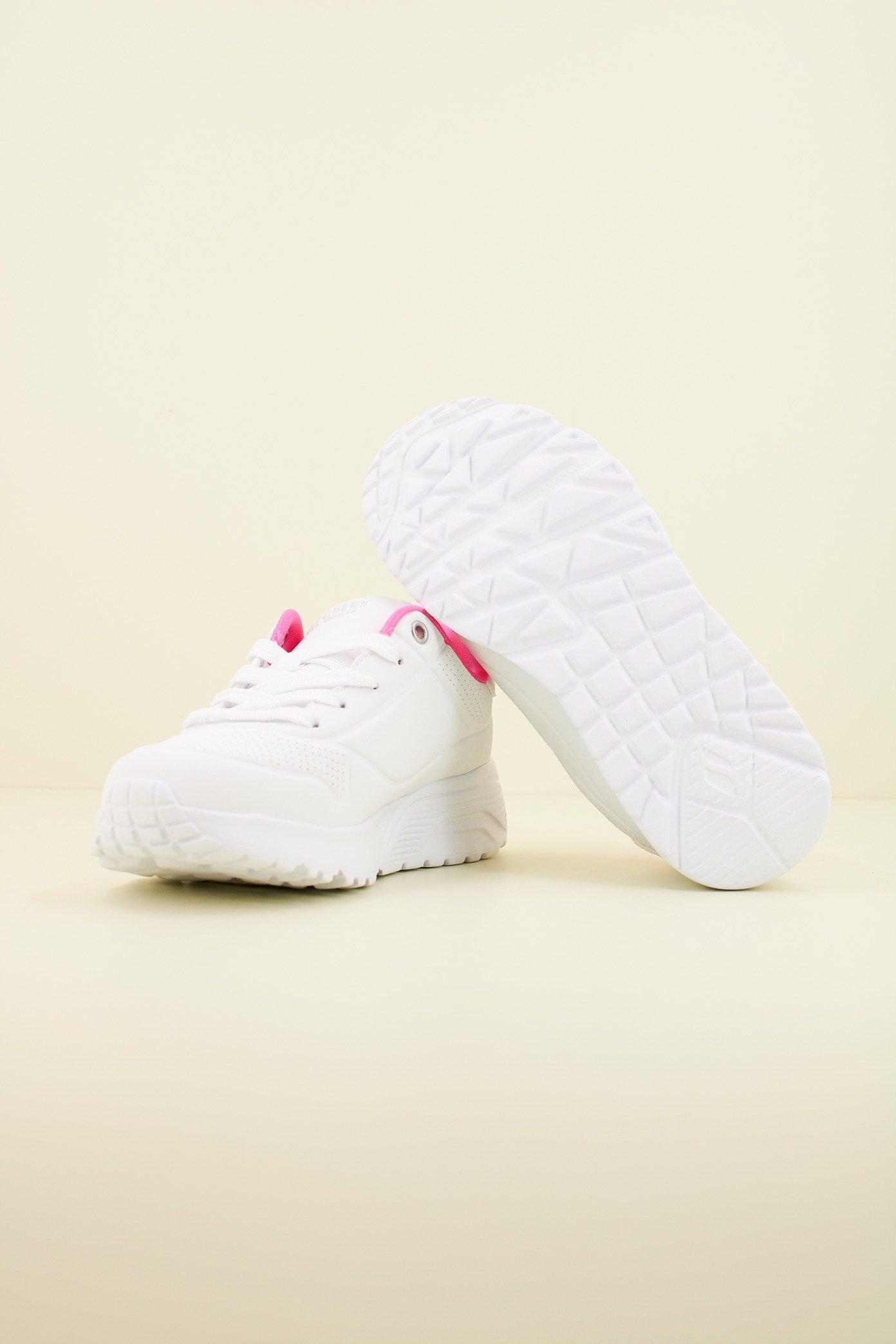 SKECHERS UNO LITE - MY DRIP en color BLANCO  (4)