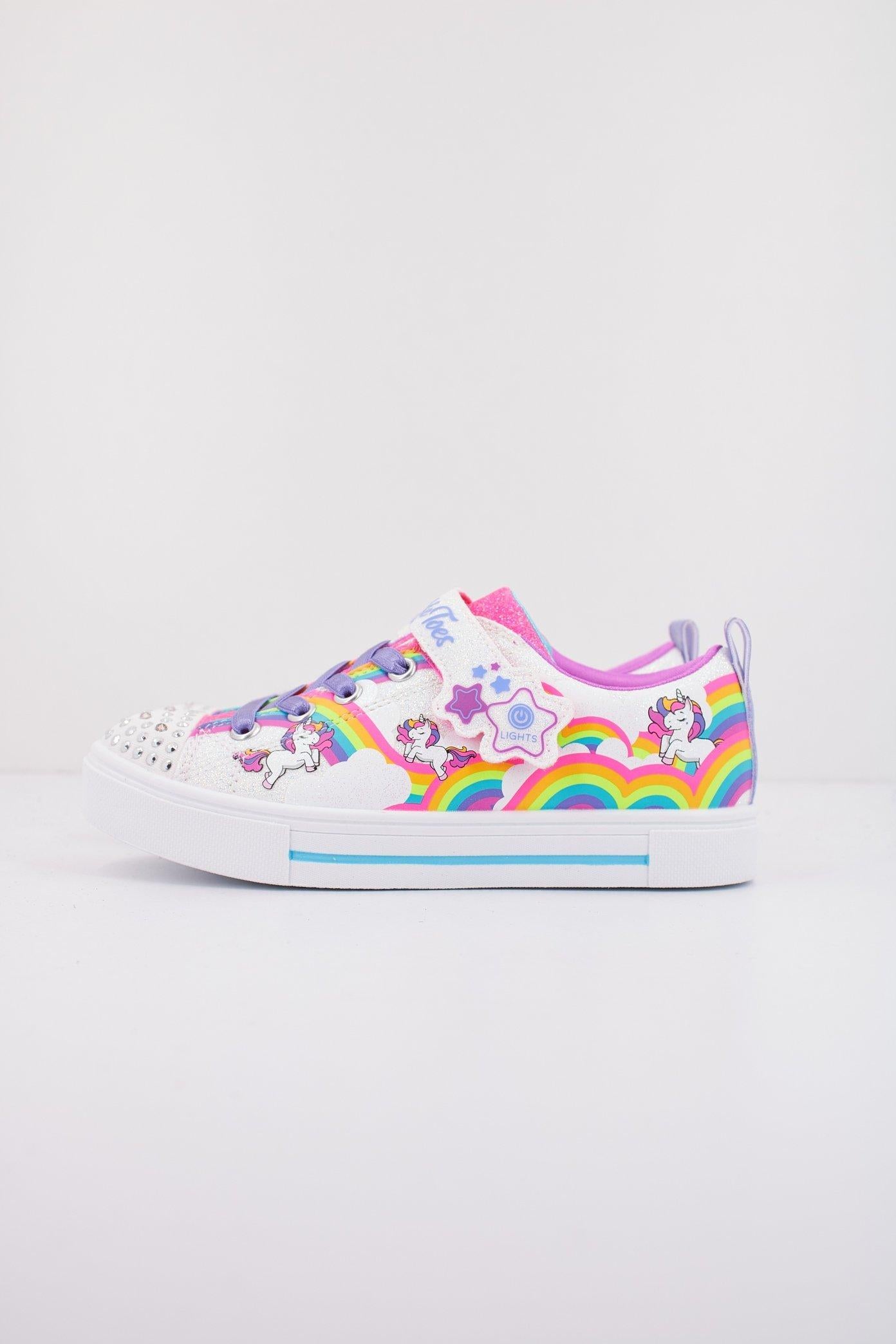 SKECHERS TWINKLE TOES: TWINKLE SPARK en color BLANCO  (1)