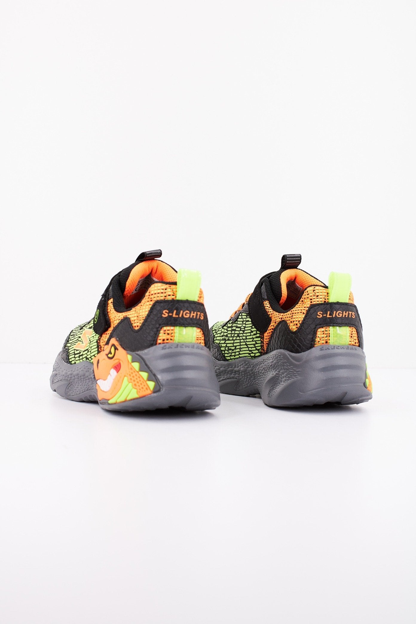 SKECHERS  SKECH-O-SAURUS - DINO-LIGHT en color NEGRO  (3)