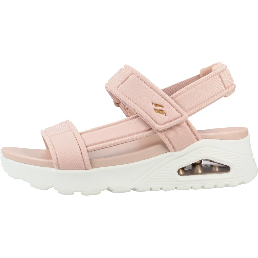 SKECHERS UNO SANDAL SUMMER STAND  en color ROSA  (2)