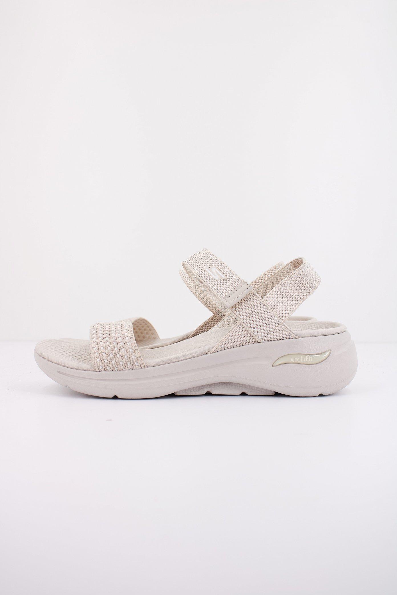 SKECHERS GO WALK ARCH FIT SANDAL en color BEIS  (1)
