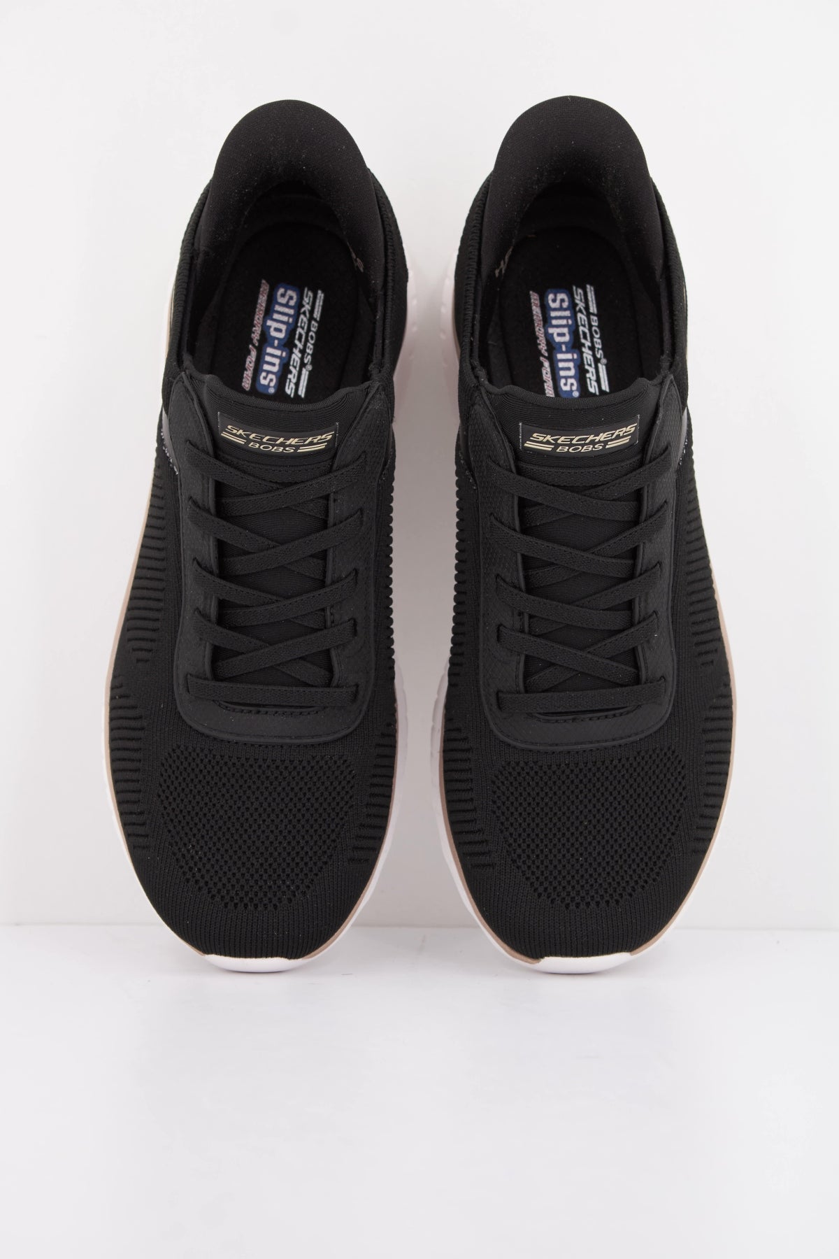 SKECHERS SLIP-INS  BOBS SQUAD CHAOS - C  en color NEGRO  (3)