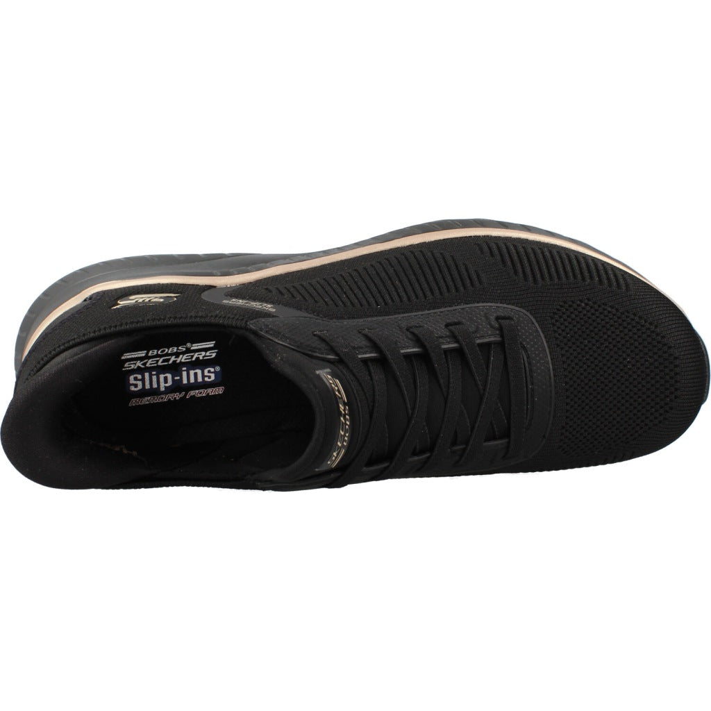 SKECHERS BOBS SQUAD CHAOS CURRENT en color NEGRO  (7)