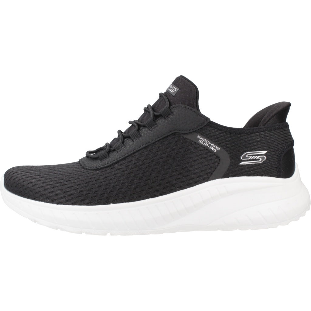 SKECHERS  BOBS SQUAD CHAOS  SLIP-INS en color NEGRO  (2)