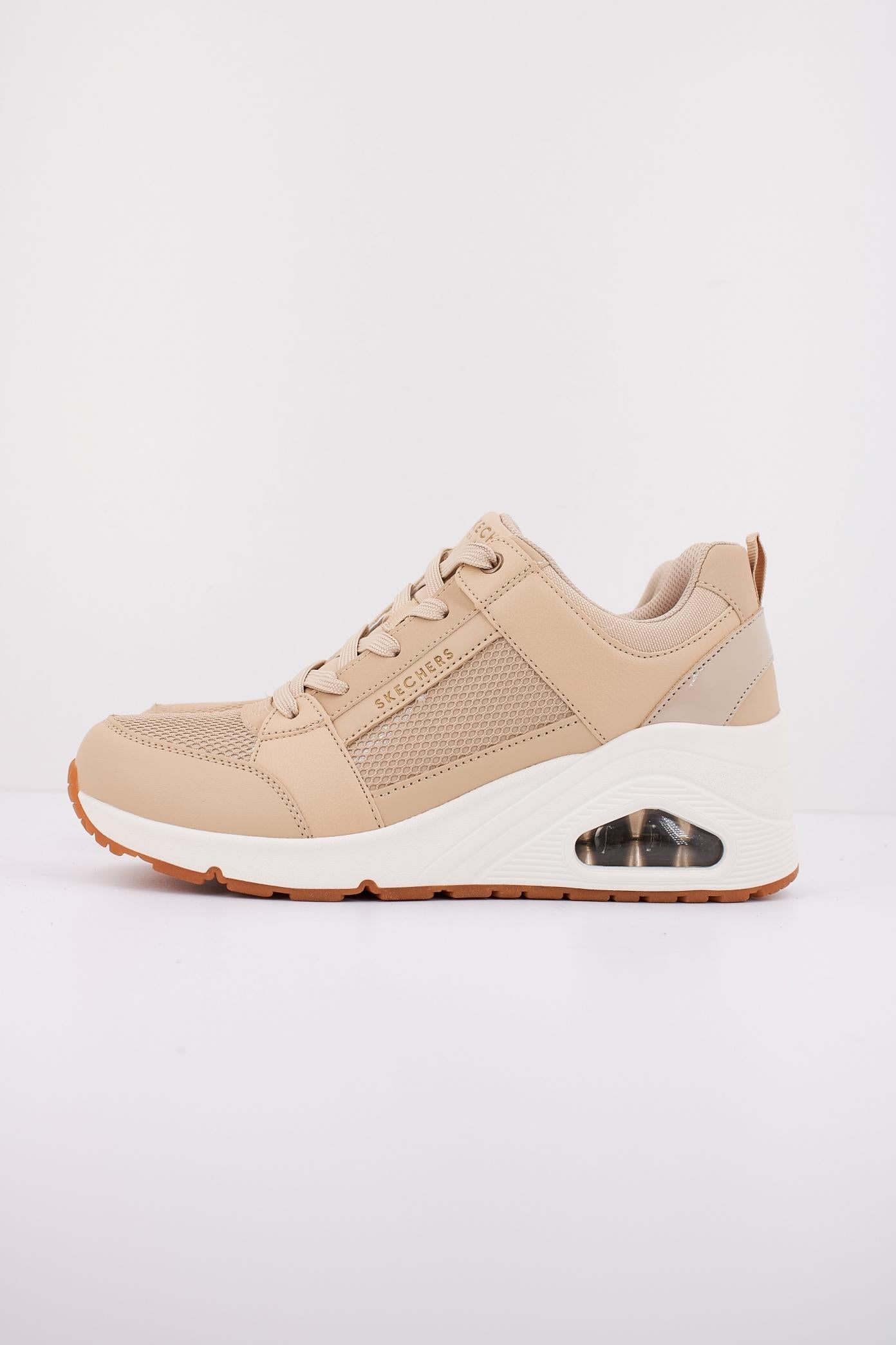 SKECHERS UNO WEDGE - EVERYTHI en color MARRON CLARO  (1)