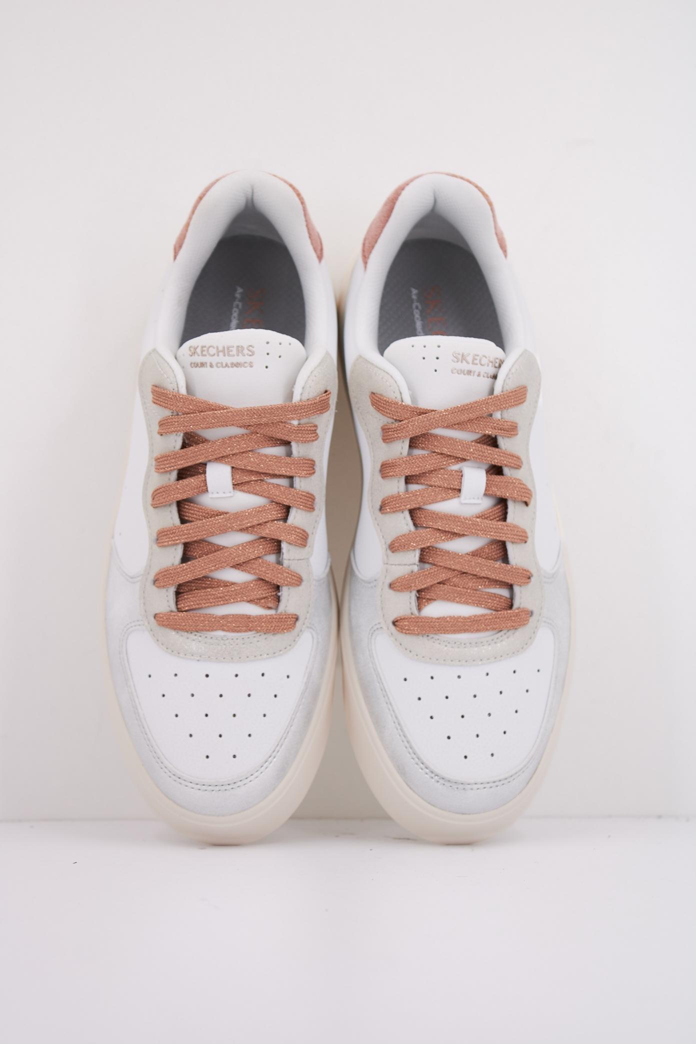 SKECHERS HILAND - SOFT METALS en color BLANCO  (3)