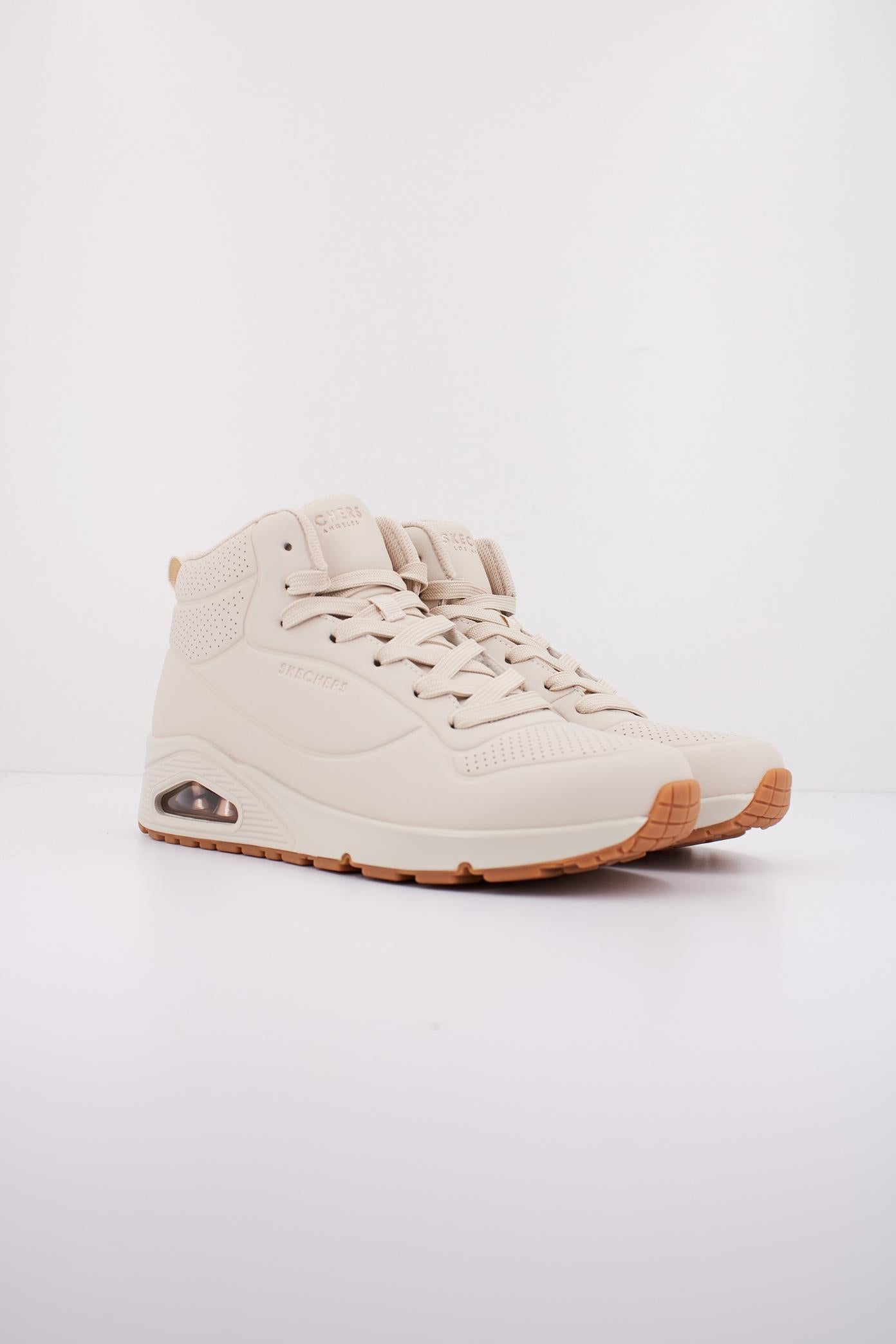SKECHERS UNO - STAND HIGH en color BEIS  (1)