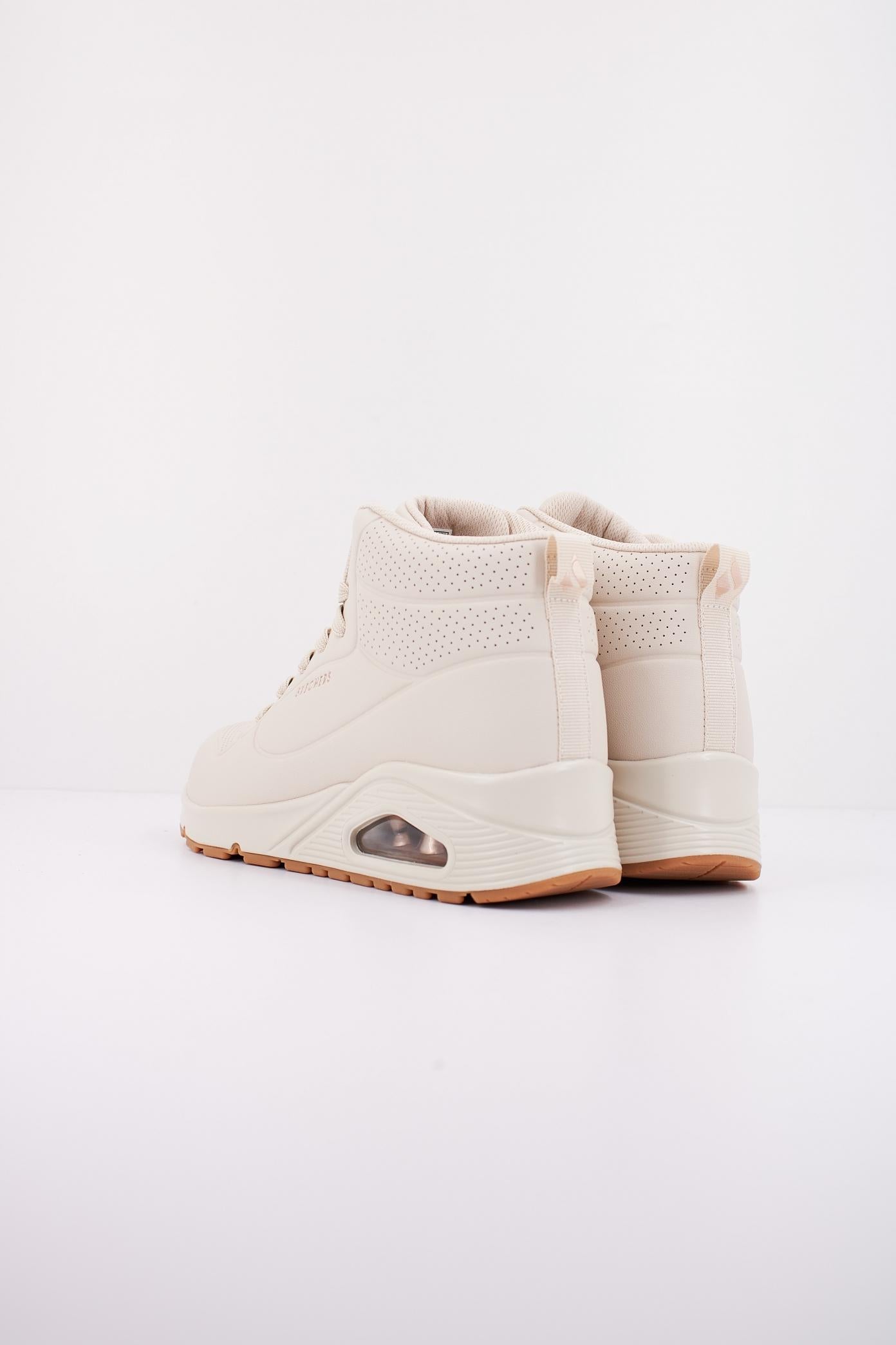 SKECHERS UNO - STAND HIGH en color BEIS  (3)