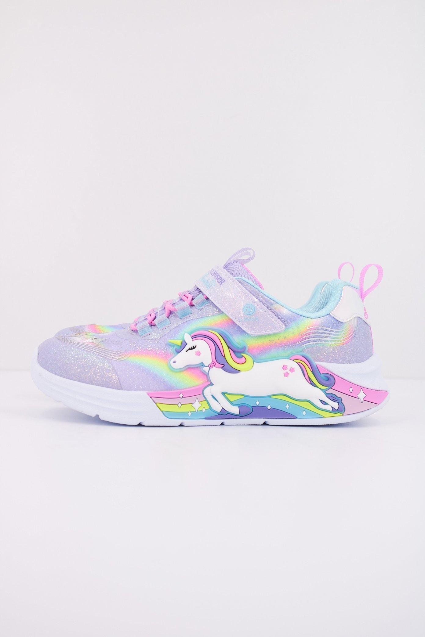 SKECHERS UNICORN CHASER en color VIOLETA  (1)