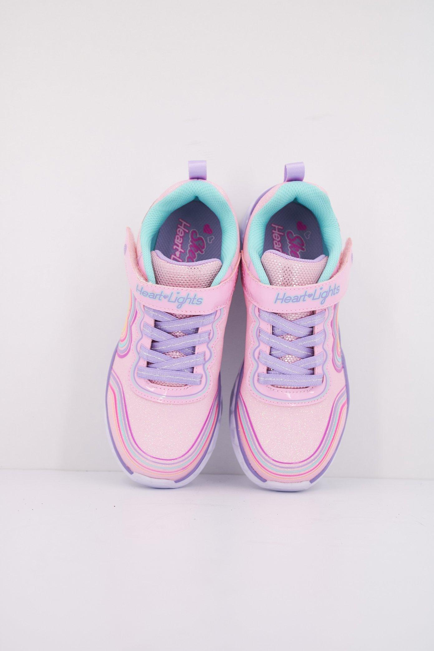 SKECHERS HEART LIGHTS - RETRO en color ROSA  (3)