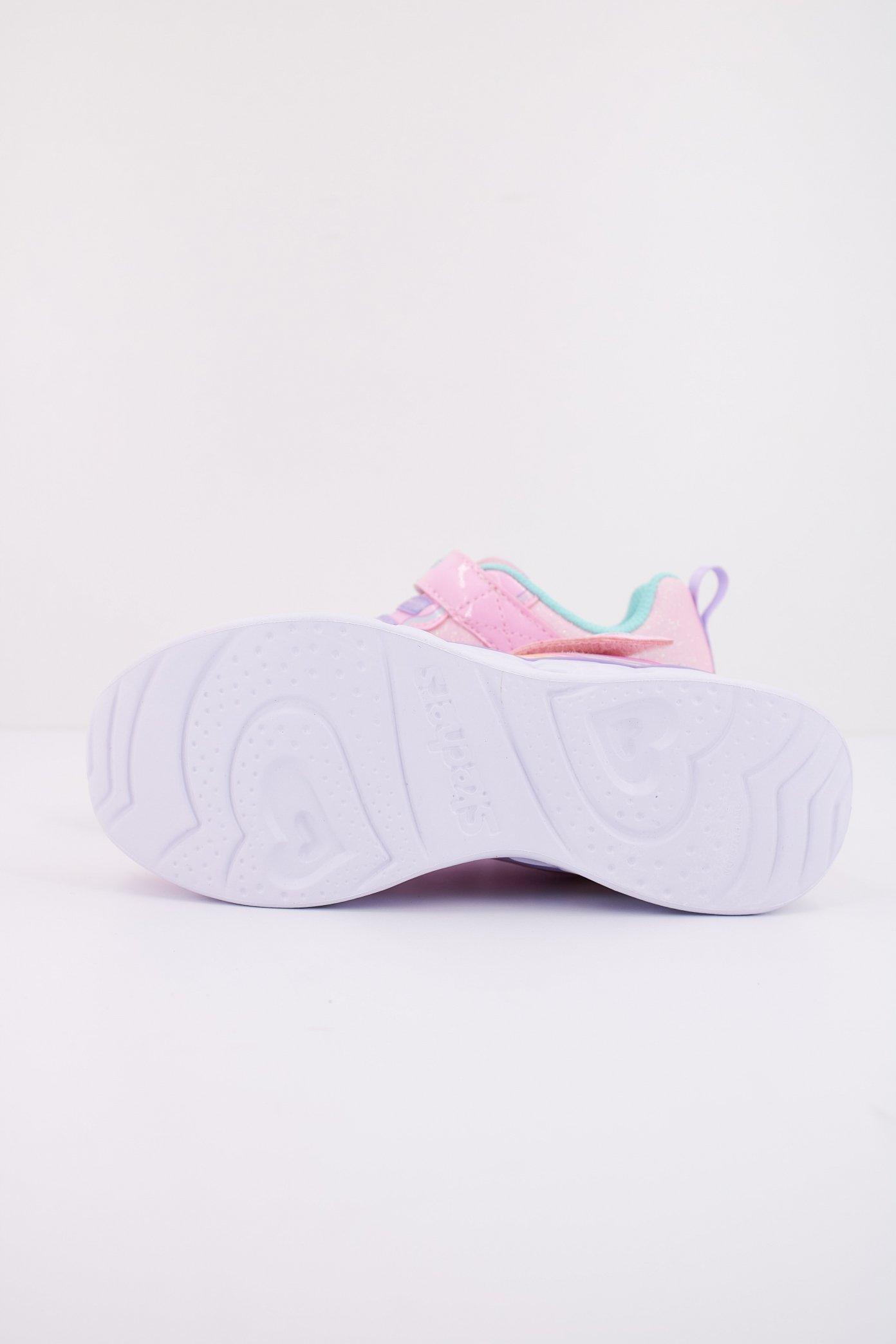 SKECHERS HEART LIGHTS - RETRO en color ROSA  (5)