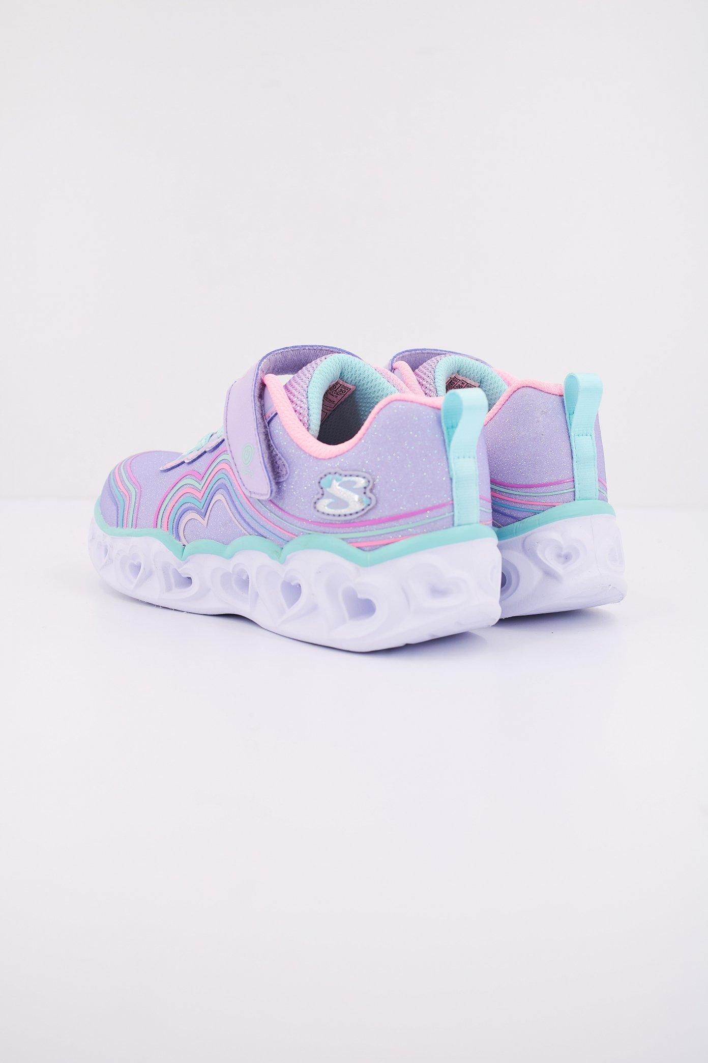SKECHERS HEART LIGHTS - RETRO en color VIOLETA  (4)