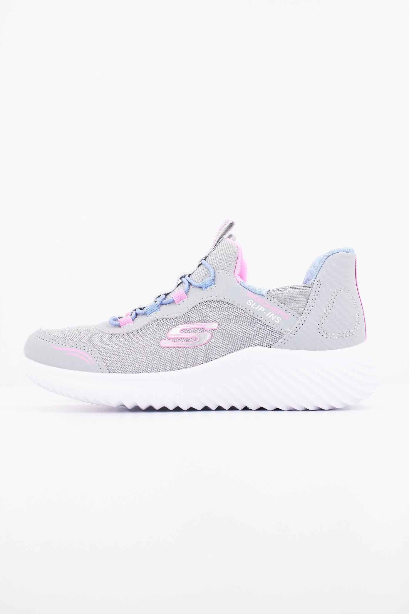 SKECHERS BOUNDER - SIMPLE CUT en color GRIS  (1)