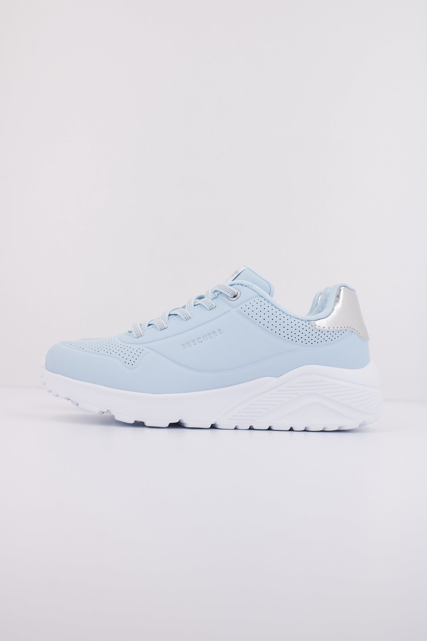 SKECHERS UNO LITE-METALLIC MO en color AZUL  (1)