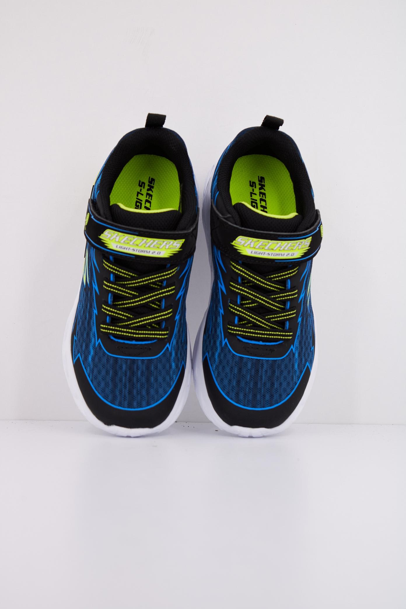 SKECHERS LIGHT STORM .-BOLT en color AZUL  (3)