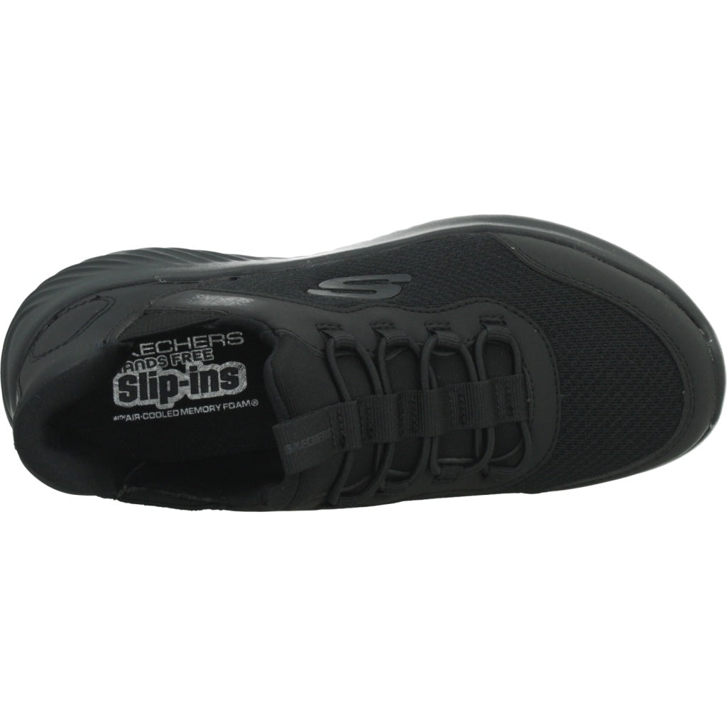 SKECHERS L BOUNDER BRISK BURST en color NEGRO  (7)