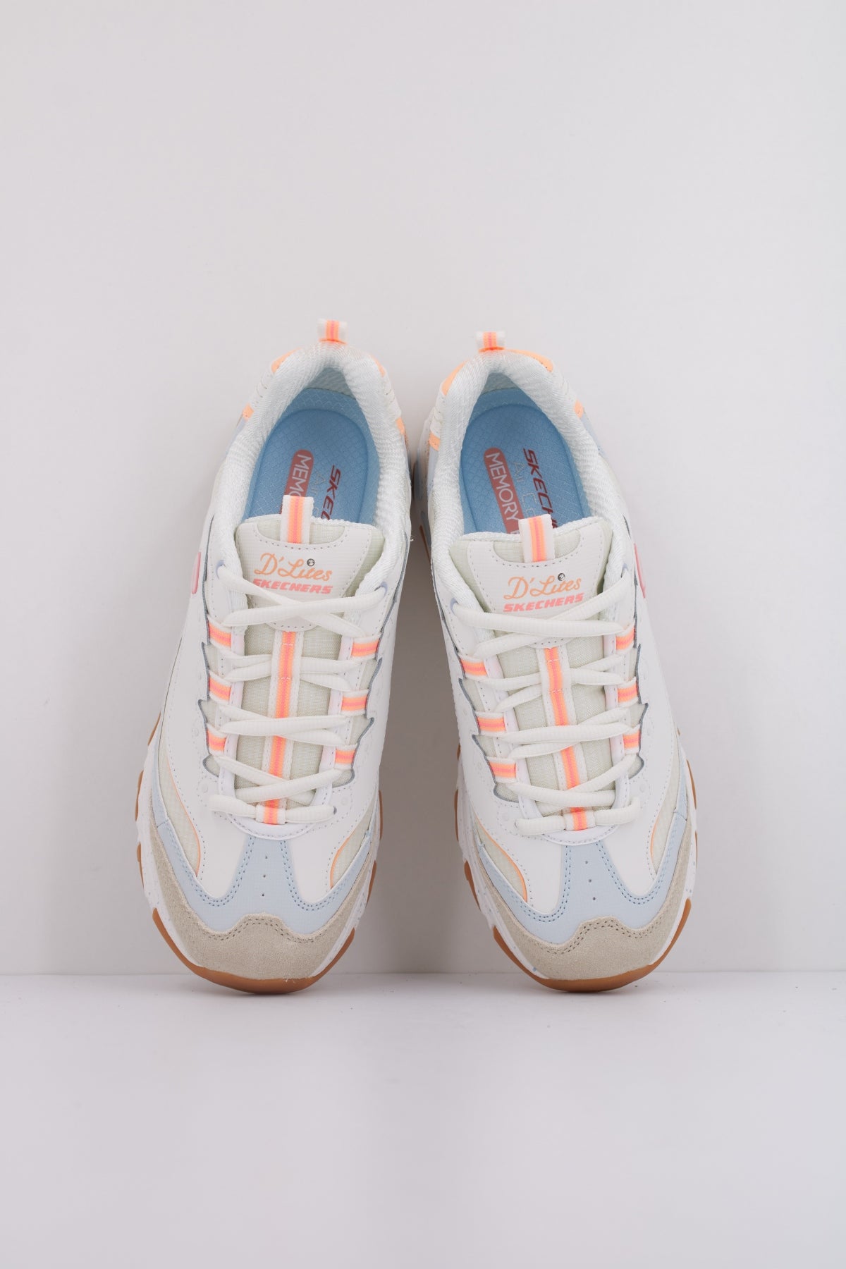 SKECHERS D'LITES-BOLD VIEWS en color BLANCO  (3)