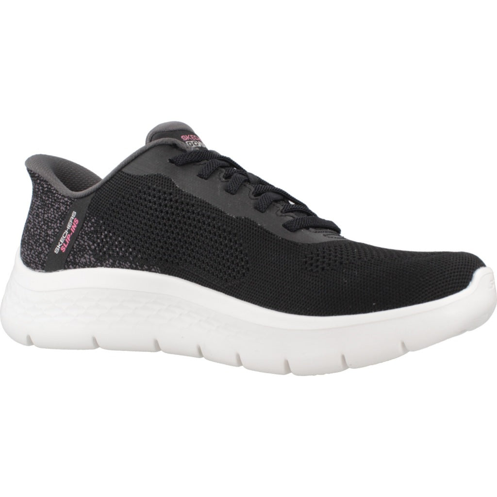 SKECHERS  GO WALK FLEX SAFIYA  en color NEGRO  (5)
