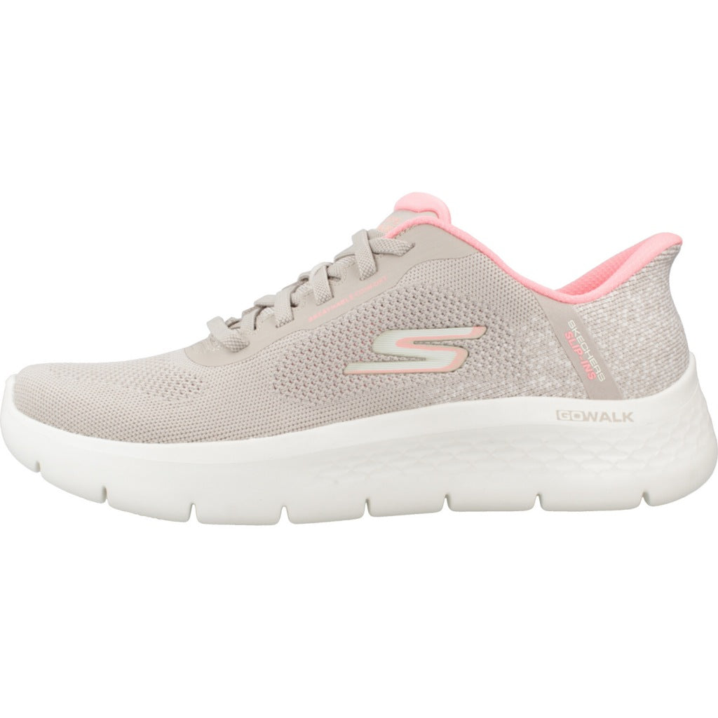 SKECHERS  GO WALK FLEX SAFIYA  en color BEIS  (2)