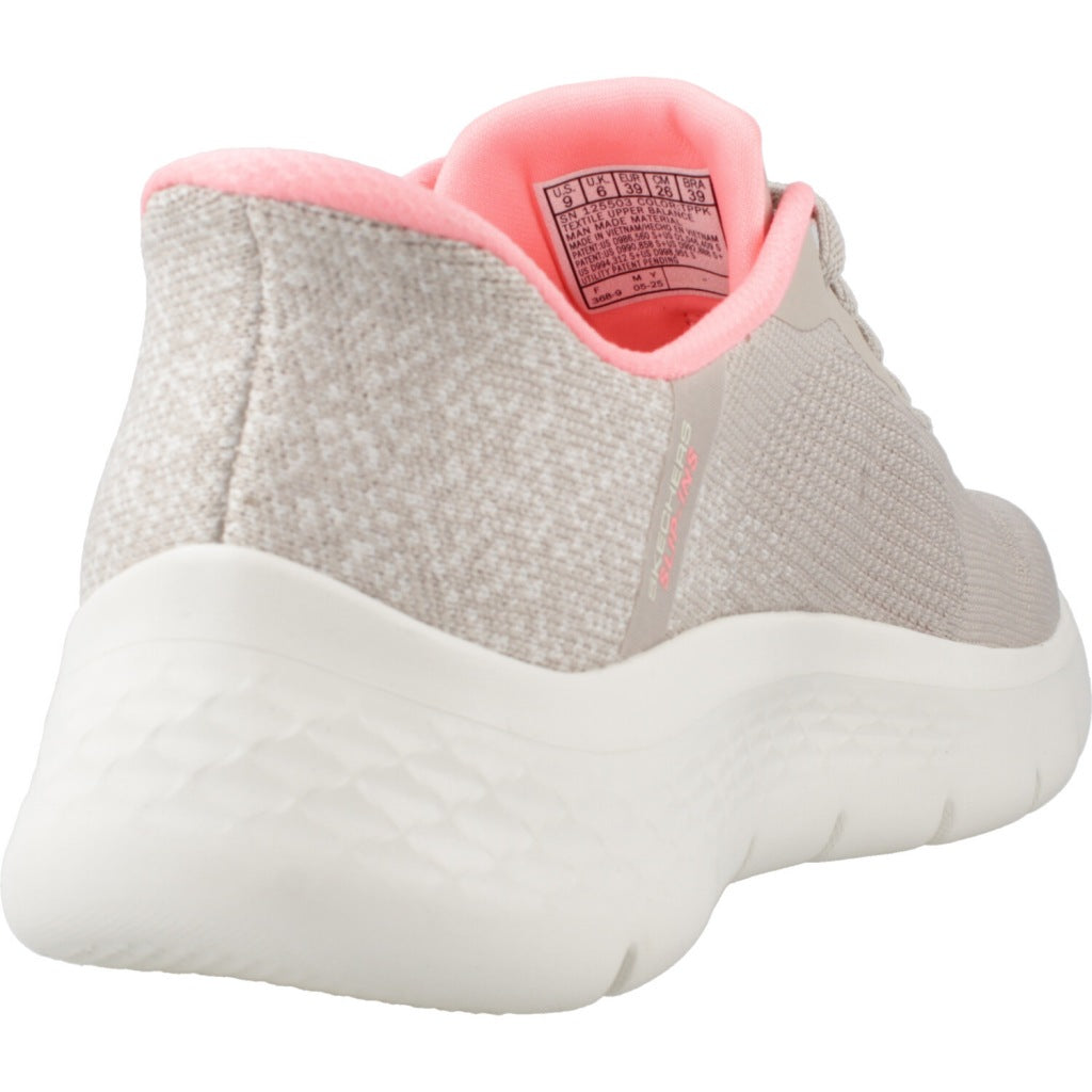 SKECHERS  GO WALK FLEX SAFIYA  en color BEIS  (3)