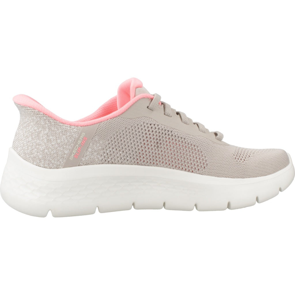 SKECHERS  GO WALK FLEX SAFIYA  en color BEIS  (4)