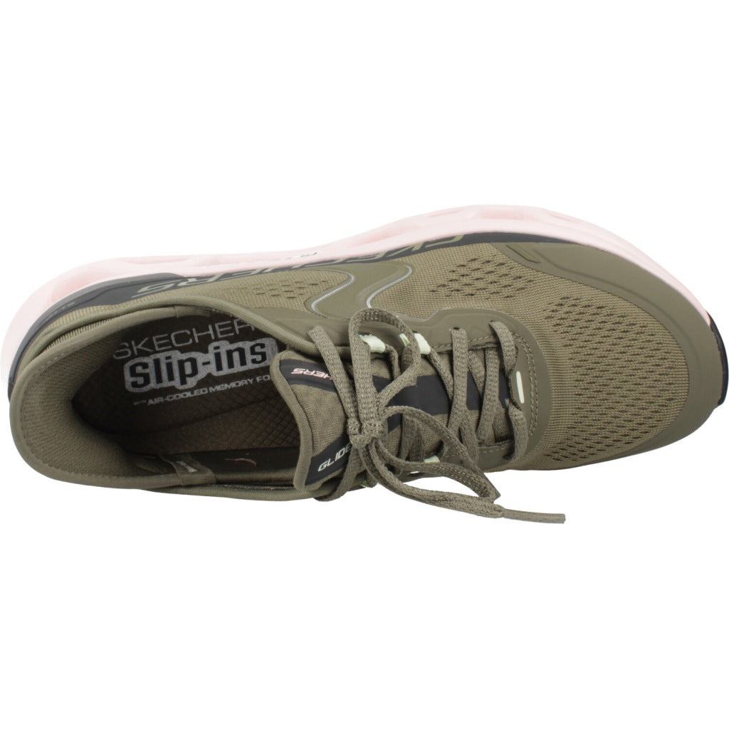 SKECHERS SLIP-INS GLIDE STEP ATLUS en color VERDE  (7)