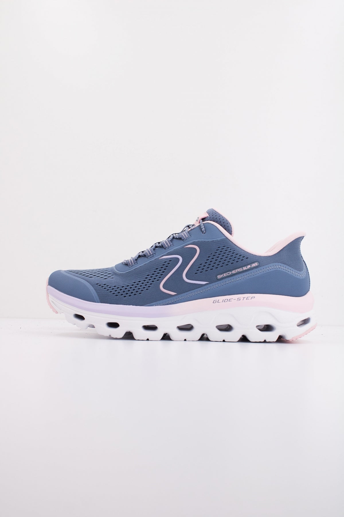 SKECHERS GLIDE STEP SOLE en color AZUL  (1)