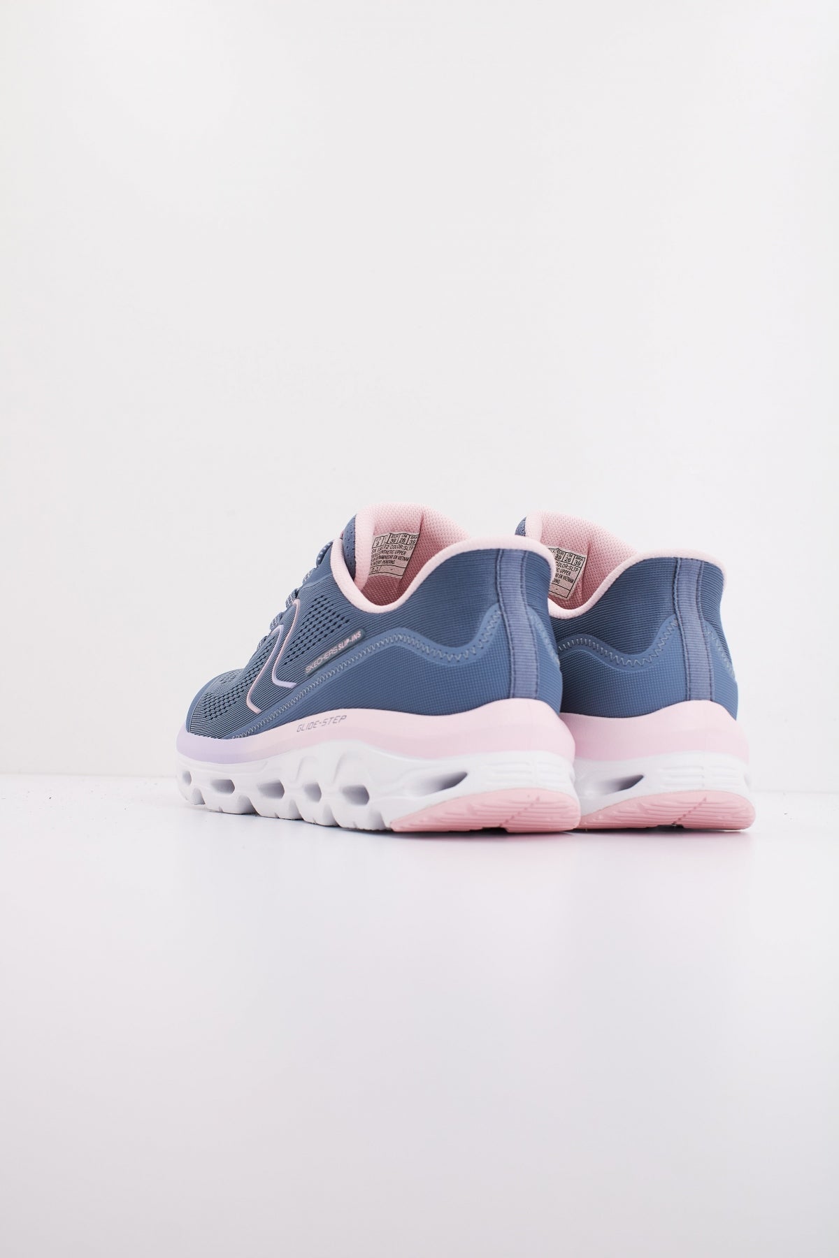 SKECHERS GLIDE STEP SOLE en color AZUL  (4)