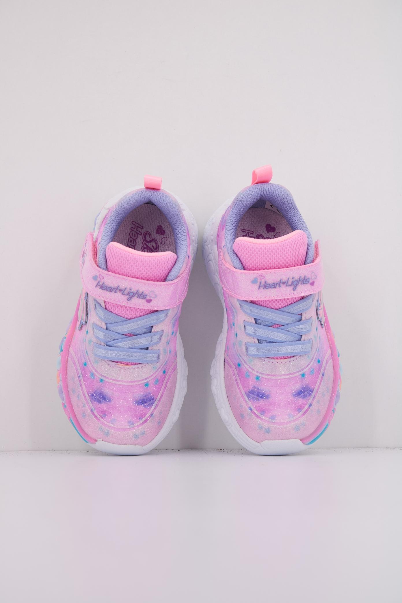 SKECHERS ETERNAL HEART LIGHTS en color ROSA  (3)