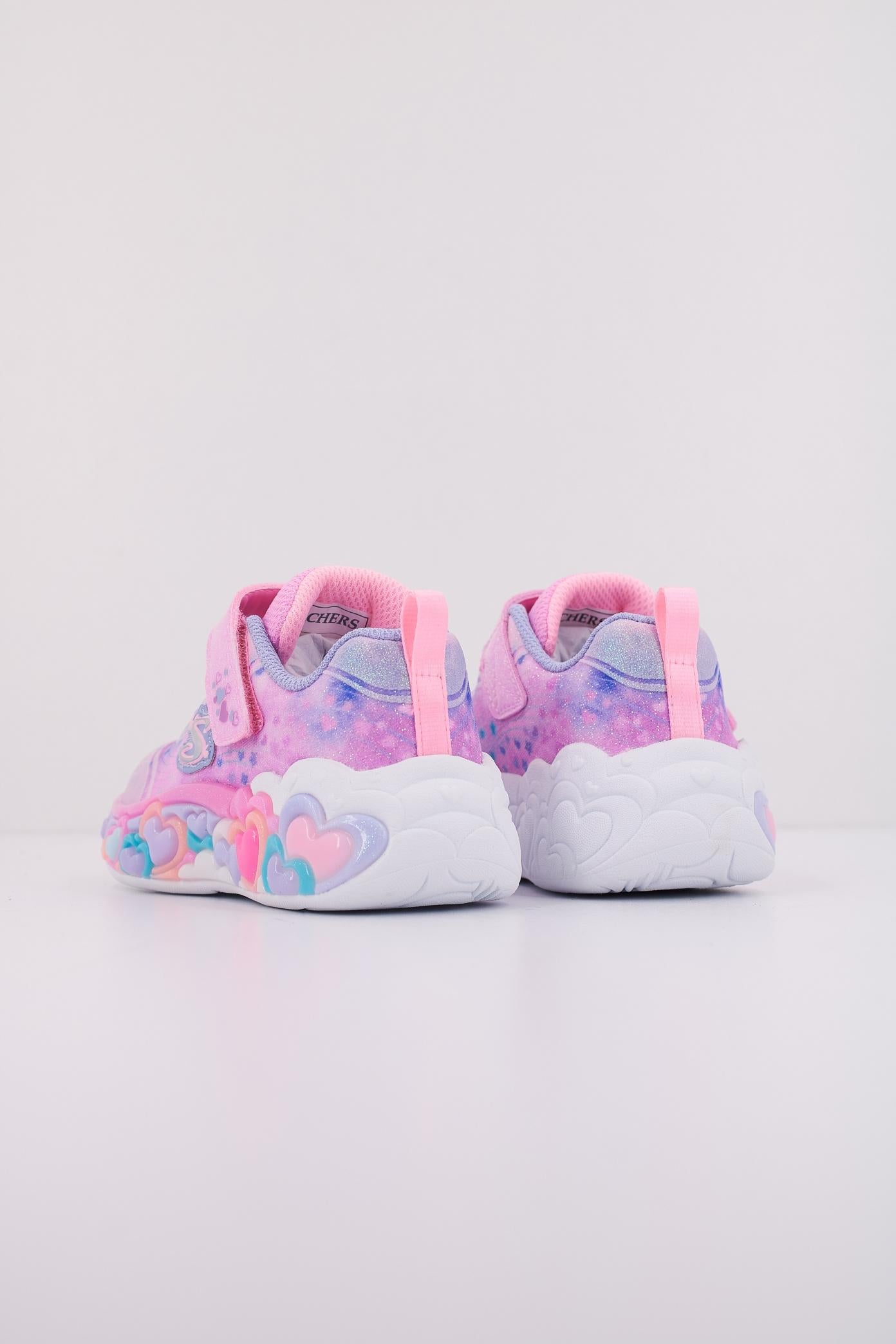 SKECHERS ETERNAL HEART LIGHTS en color ROSA  (4)