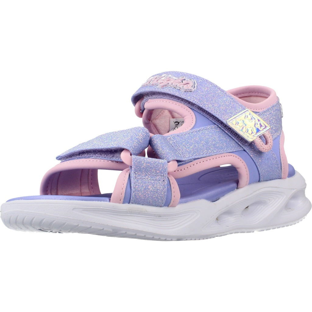 SKECHERS SOLA GLOW SANDAL en color VIOLETA  (1)