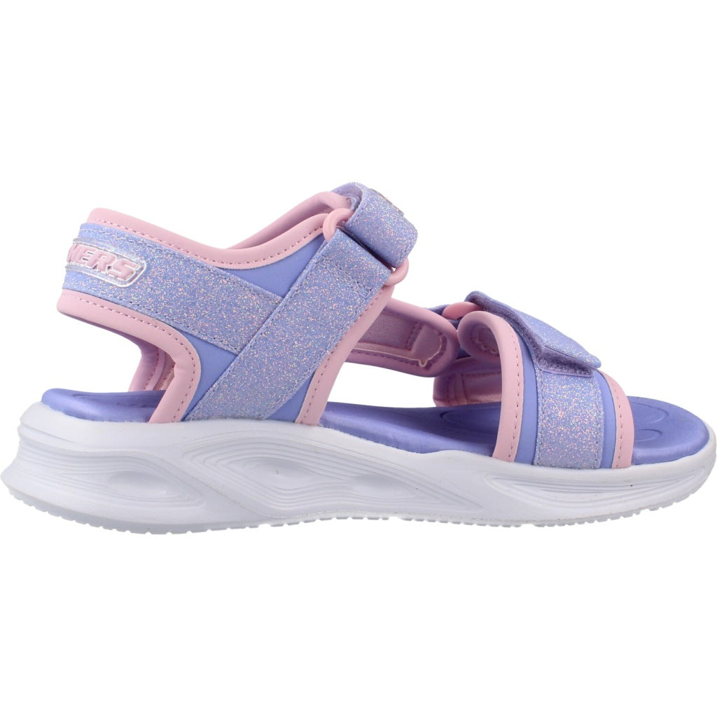SKECHERS SOLA GLOW SANDAL en color VIOLETA  (4)