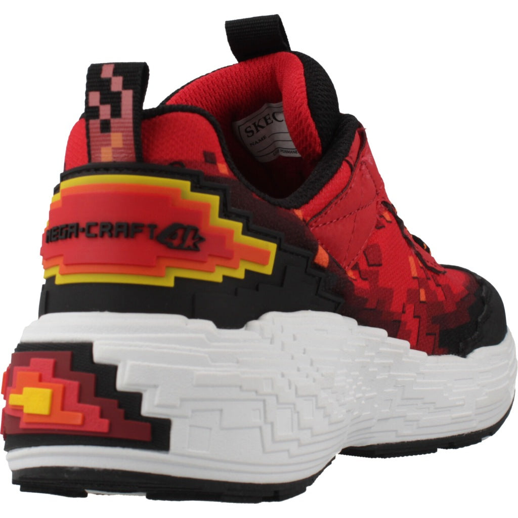 SKECHERS MEGA CRAFT K en color ROJO  (3)
