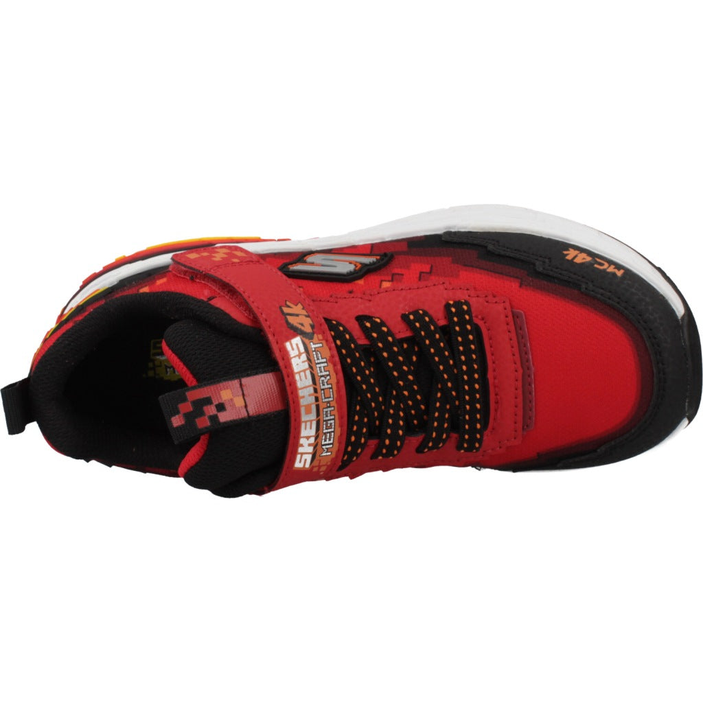 SKECHERS MEGA CRAFT K en color ROJO  (6)