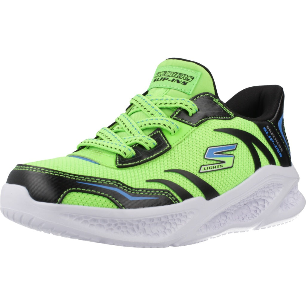SKECHERS SLIP-INS METEOR-LIGHTS  en color VERDE  (1)