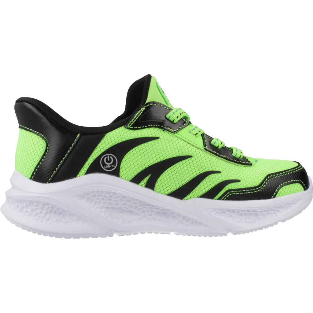 SKECHERS SLIP-INS METEOR-LIGHTS  en color VERDE  (4)