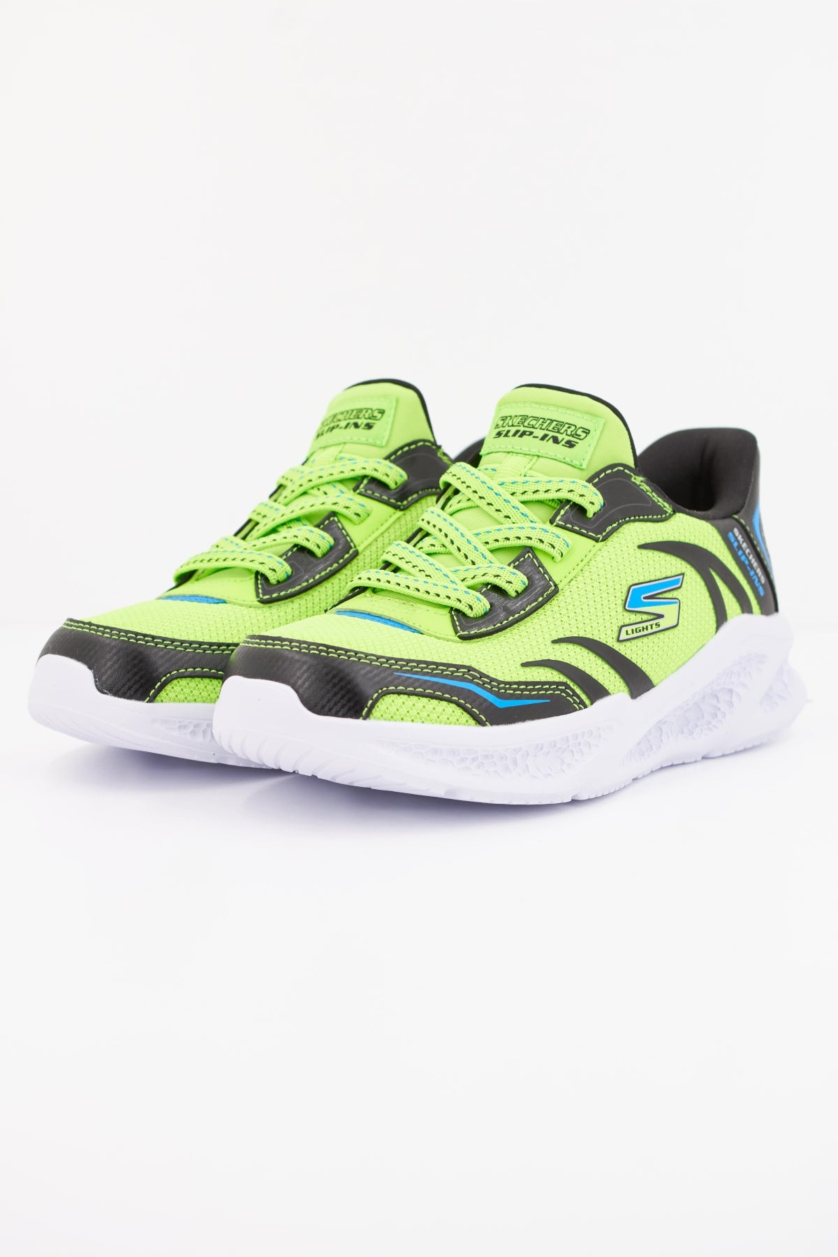 SKECHERS SLIP-INS METEOR-LIGHTS  en color VERDE  (2)