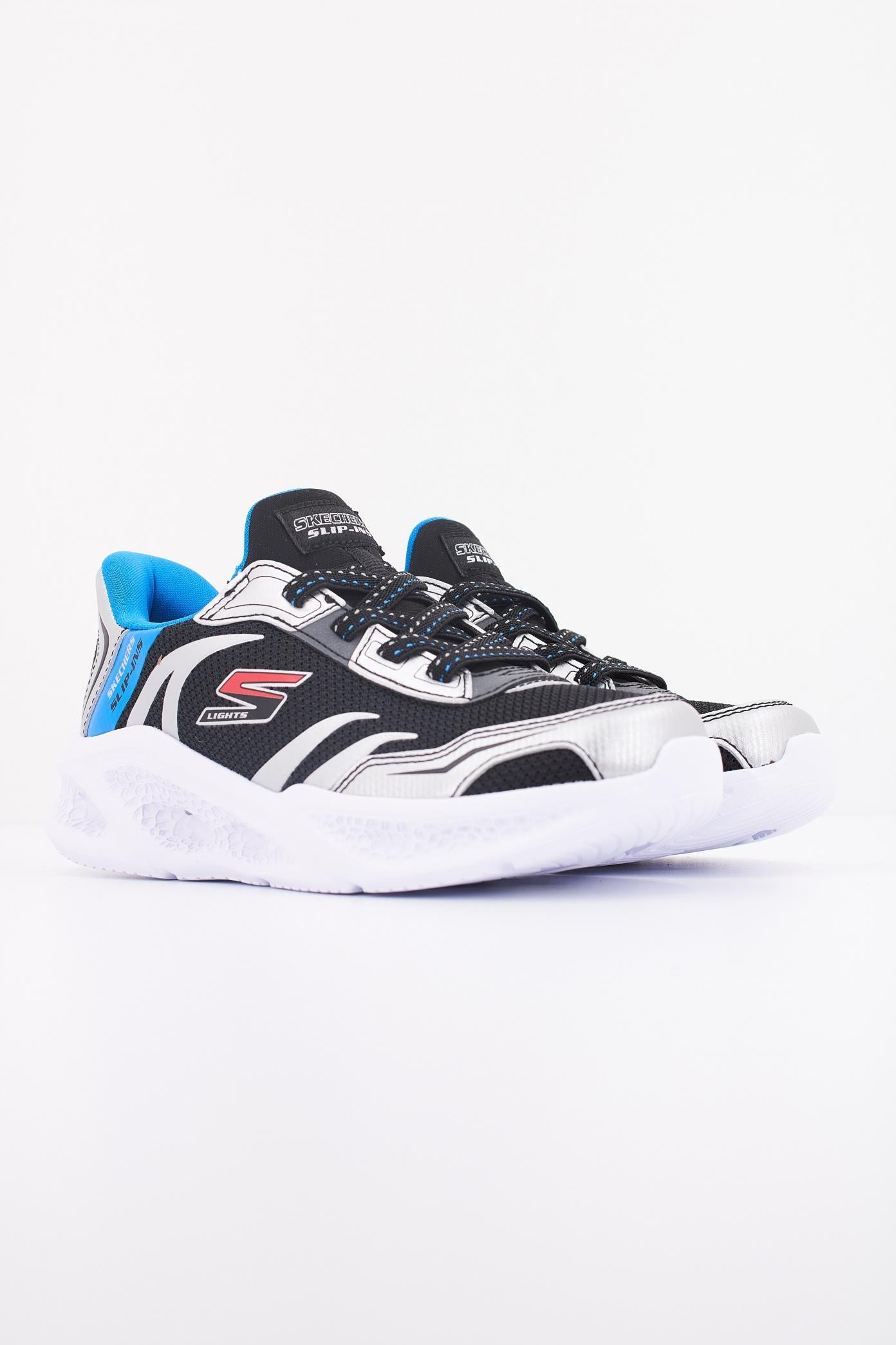 SKECHERS METEOR-LIGHTS  en color NEGRO  (2)
