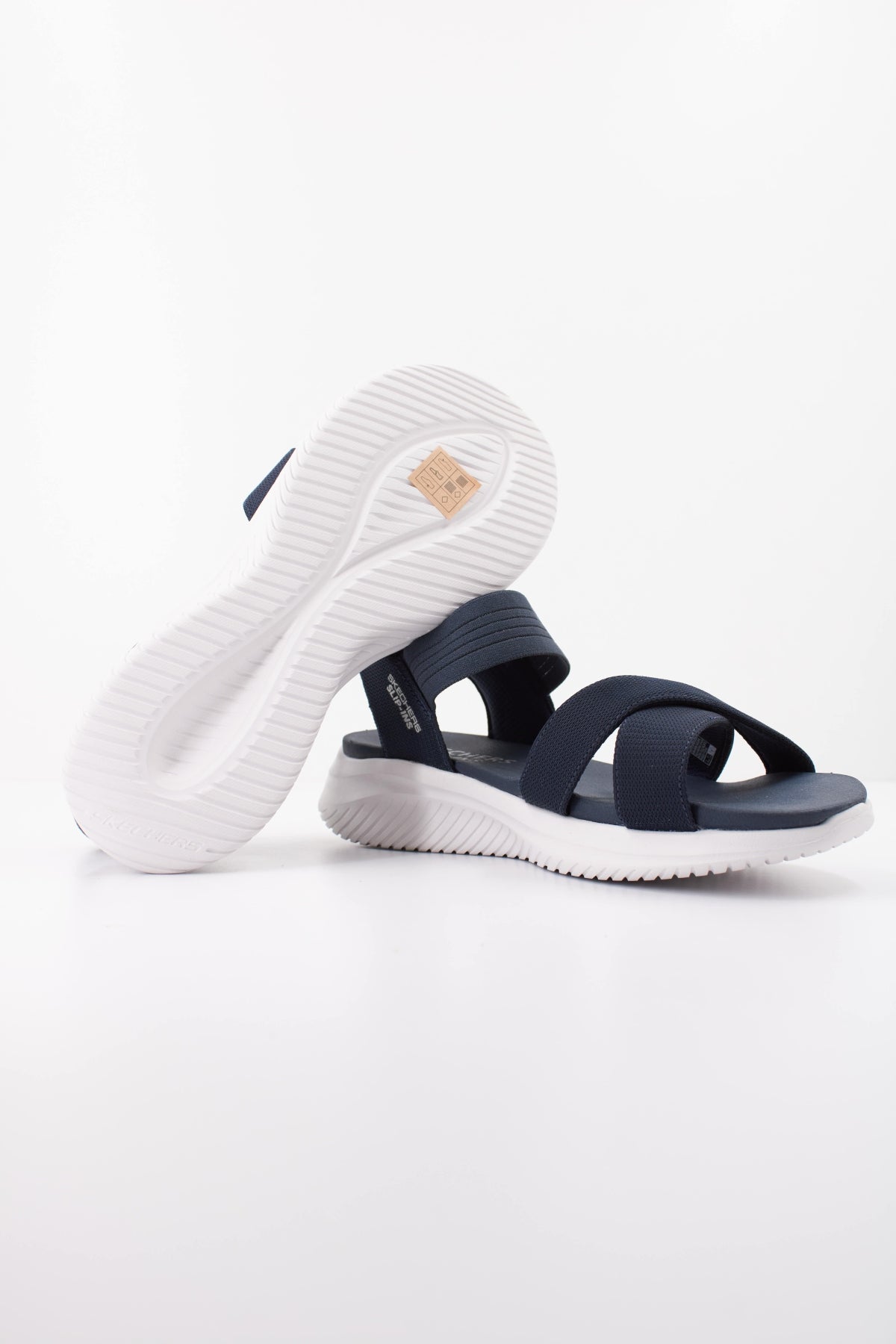 SKECHERS  ULTRA FLEX . SANDAL NEV  en color AZUL  (5)