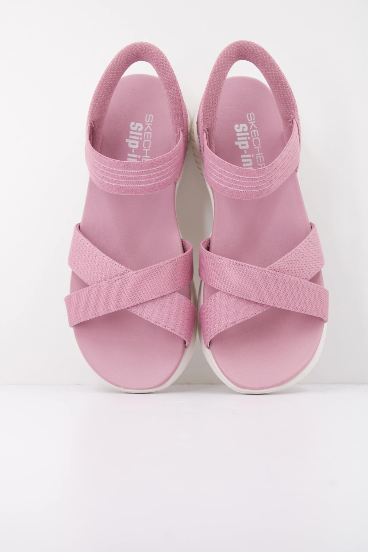 SKECHERS  ULTRA FLEX . SANDAL NEV  en color ROSA  (3)