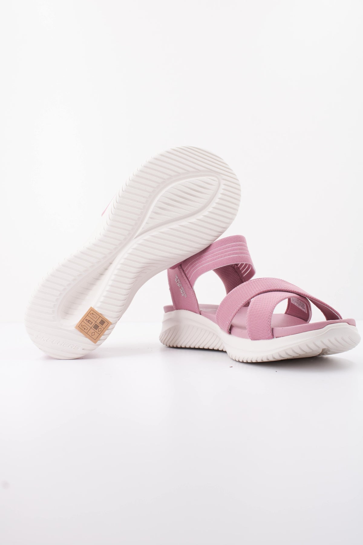 SKECHERS  ULTRA FLEX . SANDAL NEV  en color ROSA  (5)