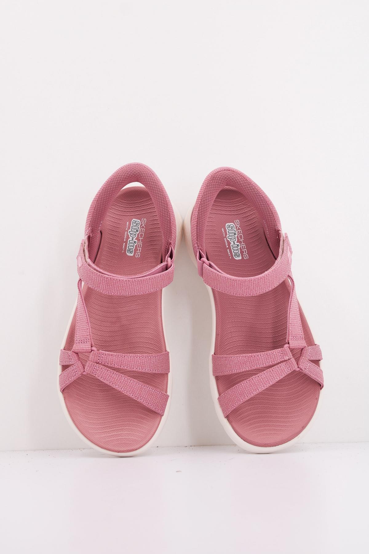 SKECHERS SLIP-INS  GO WALK FLEX en color ROSA  (3)