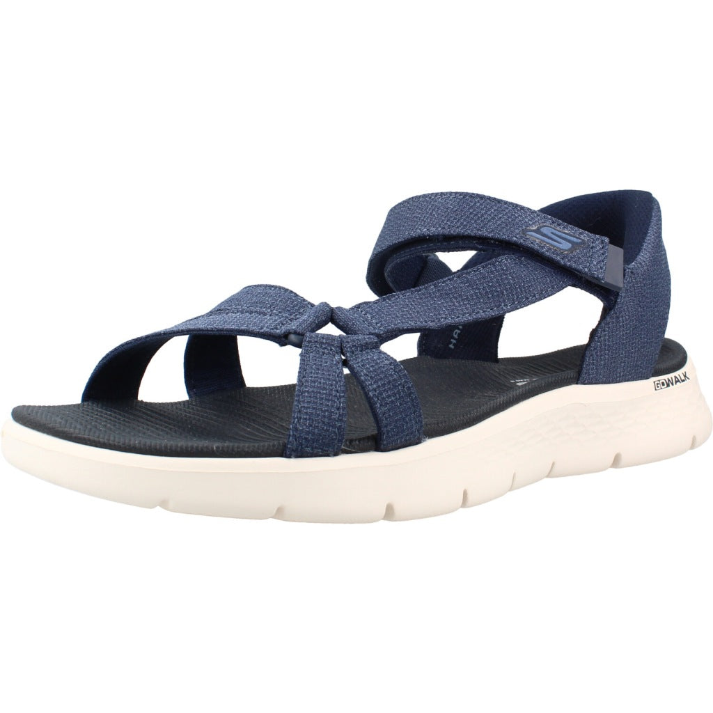 SKECHERS GO WALK FLEX SANDAL ILLUM en color AZUL  (1)